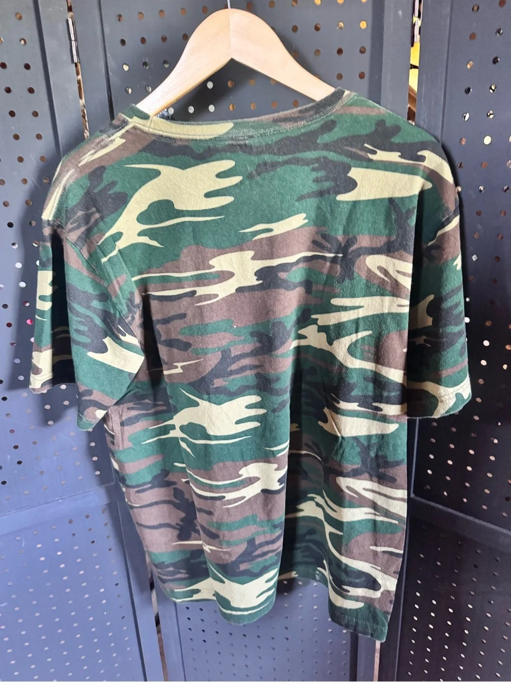 Camo Blink-182 Graphic Tee - Orange Print